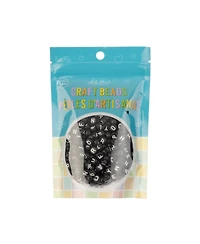 John Bead 4x7mm Plastic Round Alphabet Craft Beads, 72g
