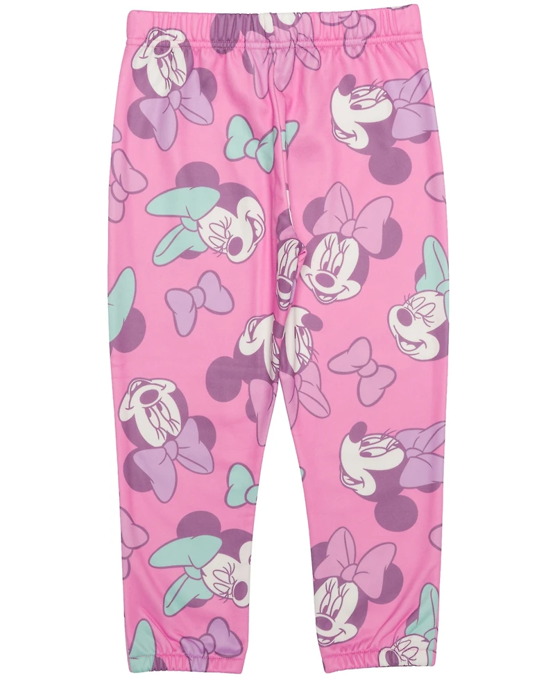 Epic Threads Toddler Girls' 12M-5T Minnie Mouse Print Sweatshirt and Joggers, 2-Piece Set