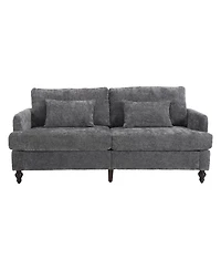 Streamdale Furniture Mid-Century Modern Chenille 2-Seat Loveseat Sofa