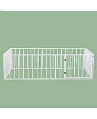 Streamdale Furniture Metal Platform Bed Frame with Steel Slat Support
