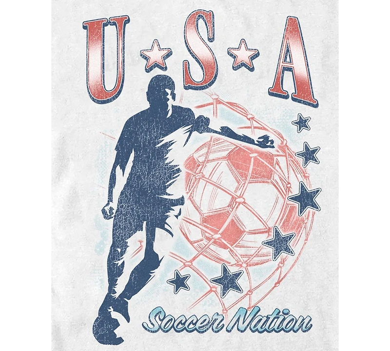 Fifth Sun Men's Soccer Nation Graphic T-Shirt