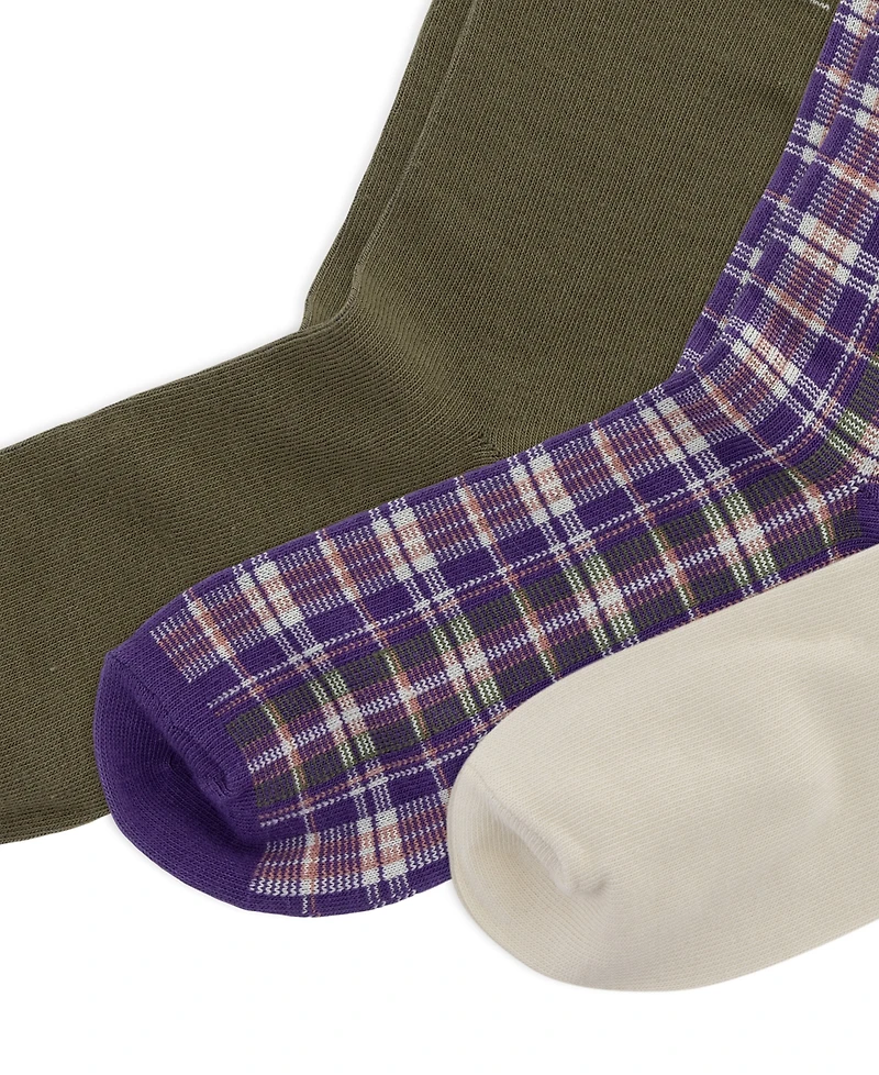 Polo Ralph Lauren Girls' 4-11 Walking Dog Bear Socks, 3-Pack