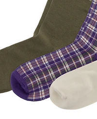 Polo Ralph Lauren Girls' 4-11 Walking Dog Bear Socks, 3-Pack