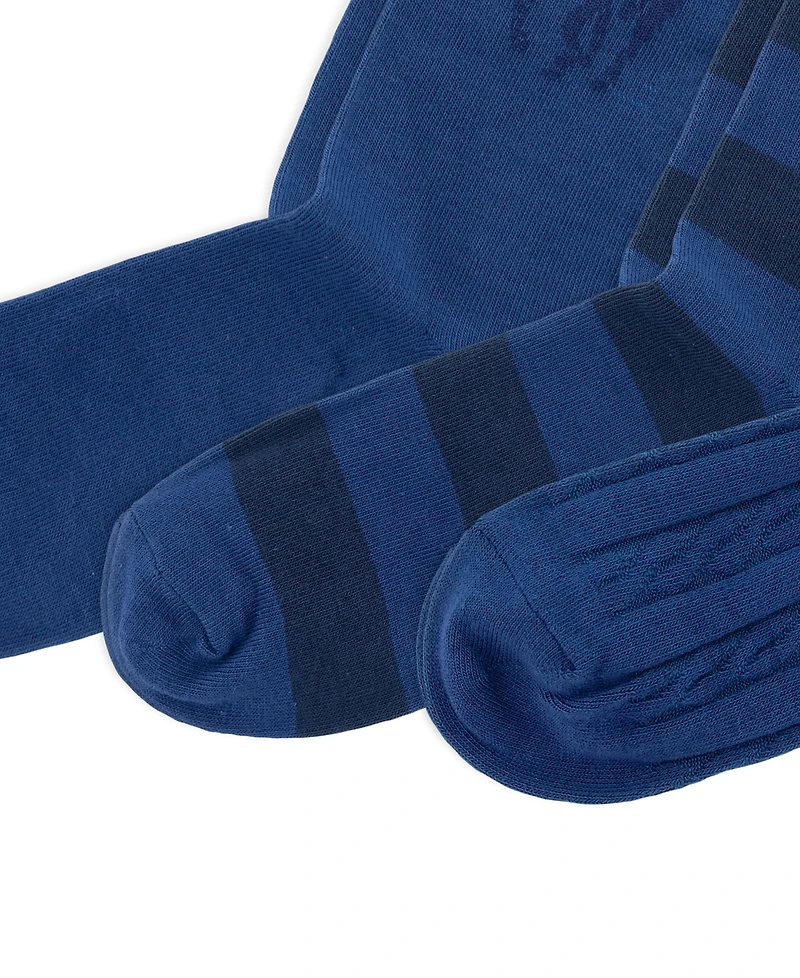 Polo Ralph Lauren Boys' 4-11 Candyshop Socks, 3-Pack