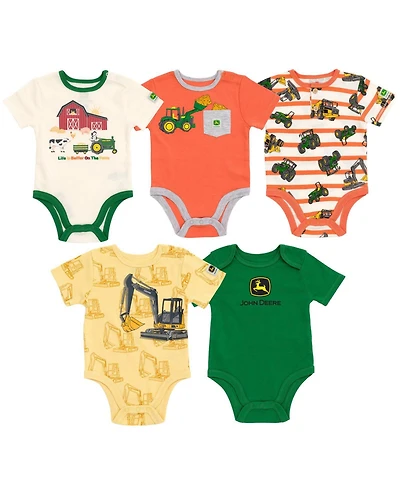 John Deere Baby (newborn to 24 M) Short Sleeve Bodysuits
