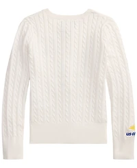 Polo Ralph Lauren Girls' 2T-6X Us Open Long-Sleeve Sweater