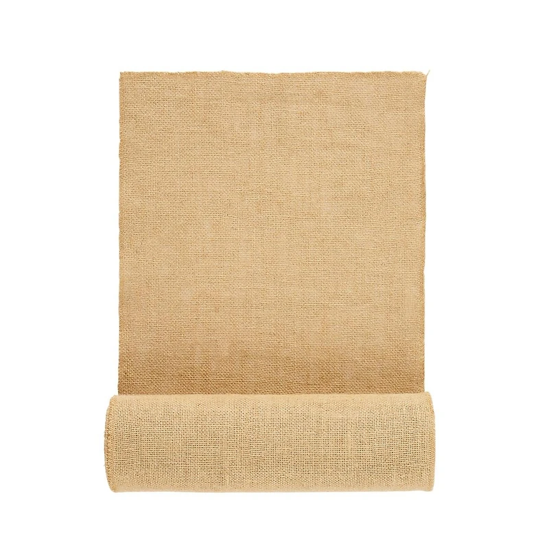 Sugift Burlap Fabric Roll 14 in x 30 ft Jute Tree Wrap Garden