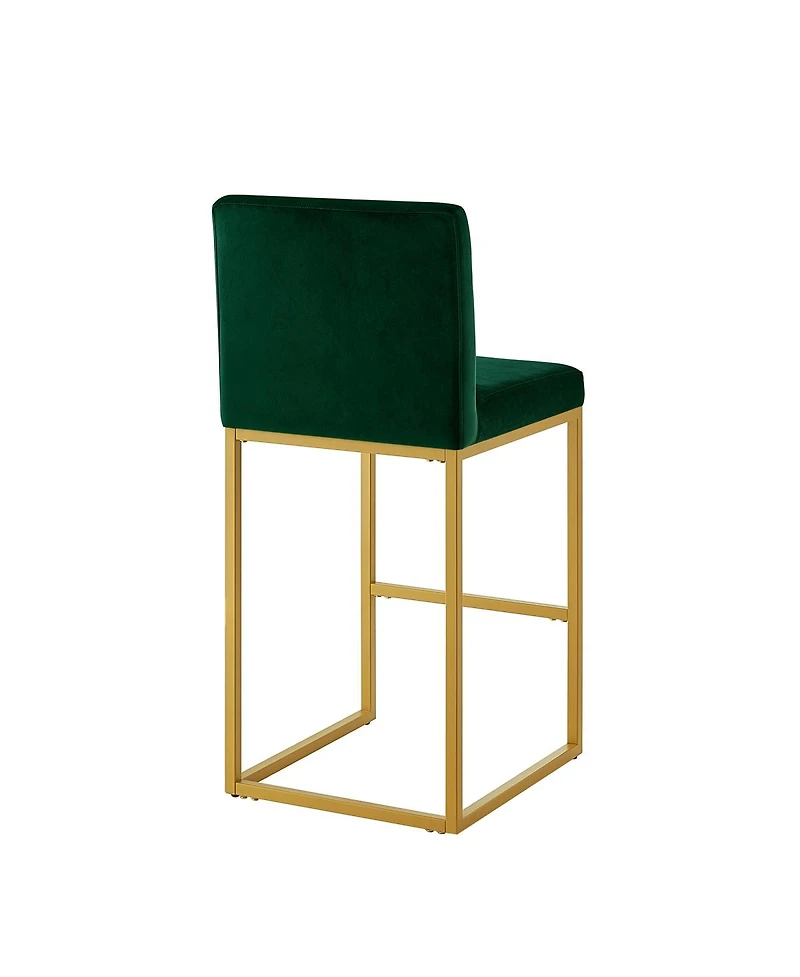 Streamdale Furniture Set of 2 Modern Fashion Counter Height Stools with Backrest