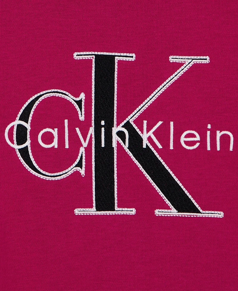 Calvin Klein Girls' 7-16 Crewneck Sweatshirt