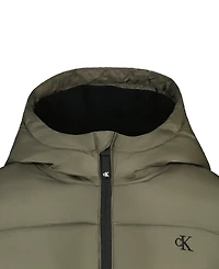 Calvin Klein Boys' 8-20 Relaxed-Fit Long-Sleeve Puffer Jacket
