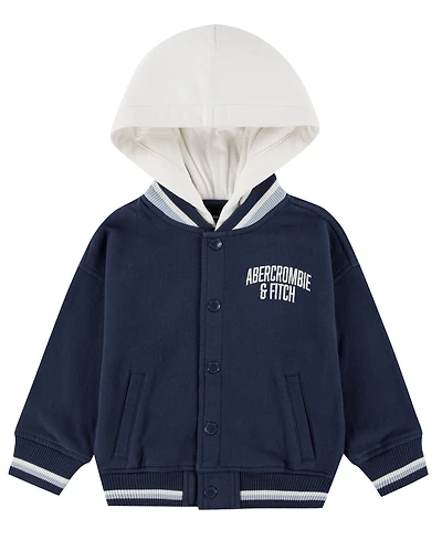 abercrombie kids Toddler Boys' 2T-4T Varsity Fleece Bomber Jacket