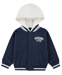 abercrombie kids Toddler Boys' 2T-4T Varsity Fleece Bomber Jacket