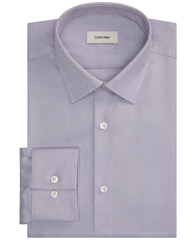 Calvin Klein Men's Stretch Slim-Fit Dress Shirt