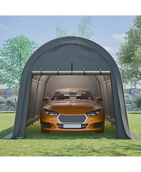 Clihome Anti-Snow 10x20 Feet Carport, Commercial Grade Heavy Duty Portable Garage Canopy