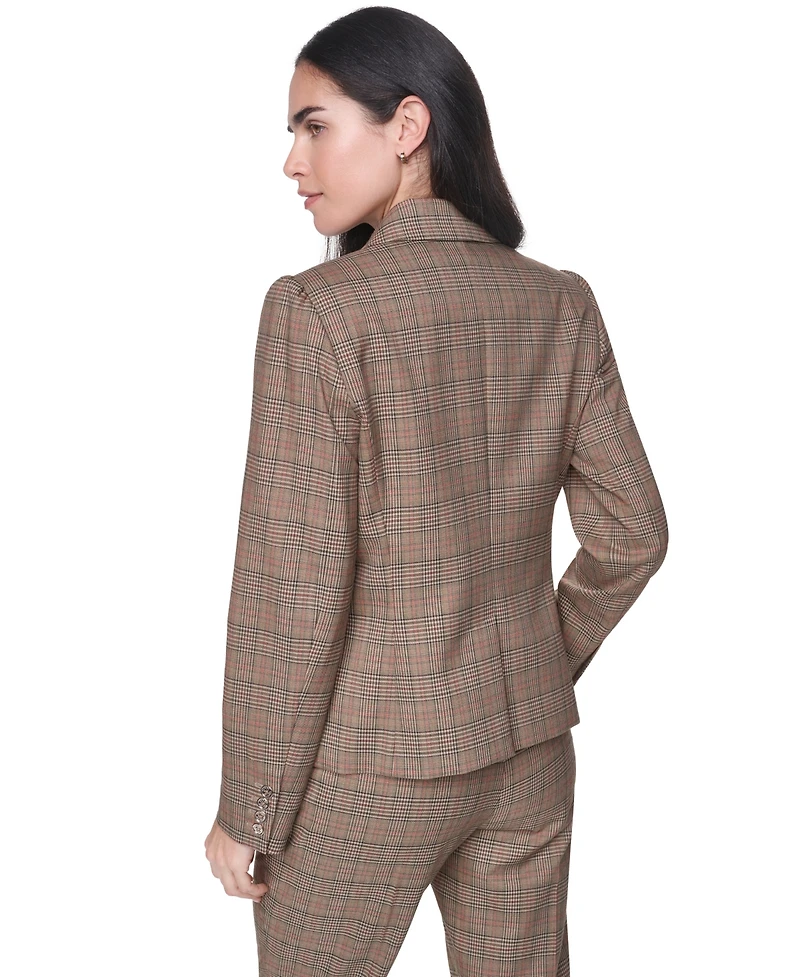Tommy Hilfiger Women's Notch-Collar One-Button Jacket