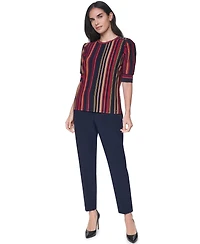 Tommy Hilfiger Women's Short-Sleeve Striped Top