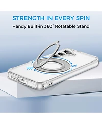 Alpha Digital Samsung Galaxy S25 Plus Magnetic Ring Stand Shockproof Case, Compatible with Samsung Galaxy S25 Plus