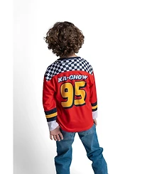 Cars Lightning McQueen Boys' 5 - 12 Athletic Long Sleeve Tee