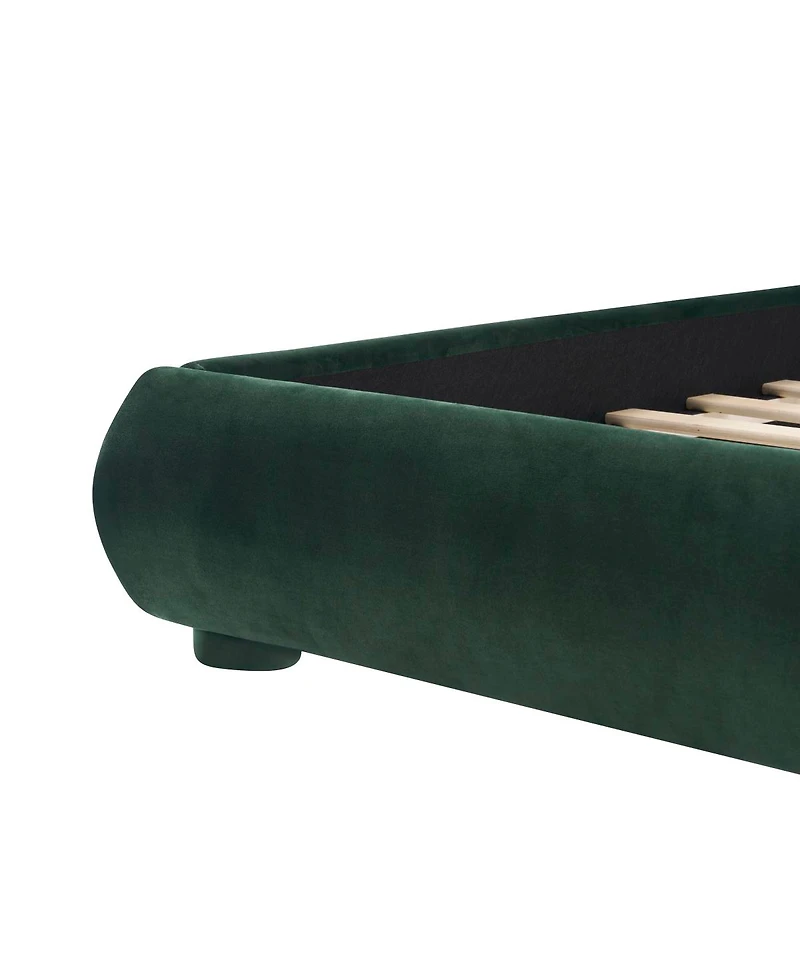 Streamdale Furniture Velvet Queen Bed Light Luxury Texture