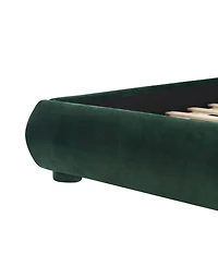 Streamdale Furniture Velvet Queen Bed Light Luxury Texture