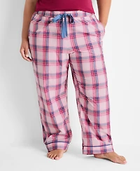 State of Day Women's Poplin Pajama Pants, Xs-3X, Macy's Exclusive