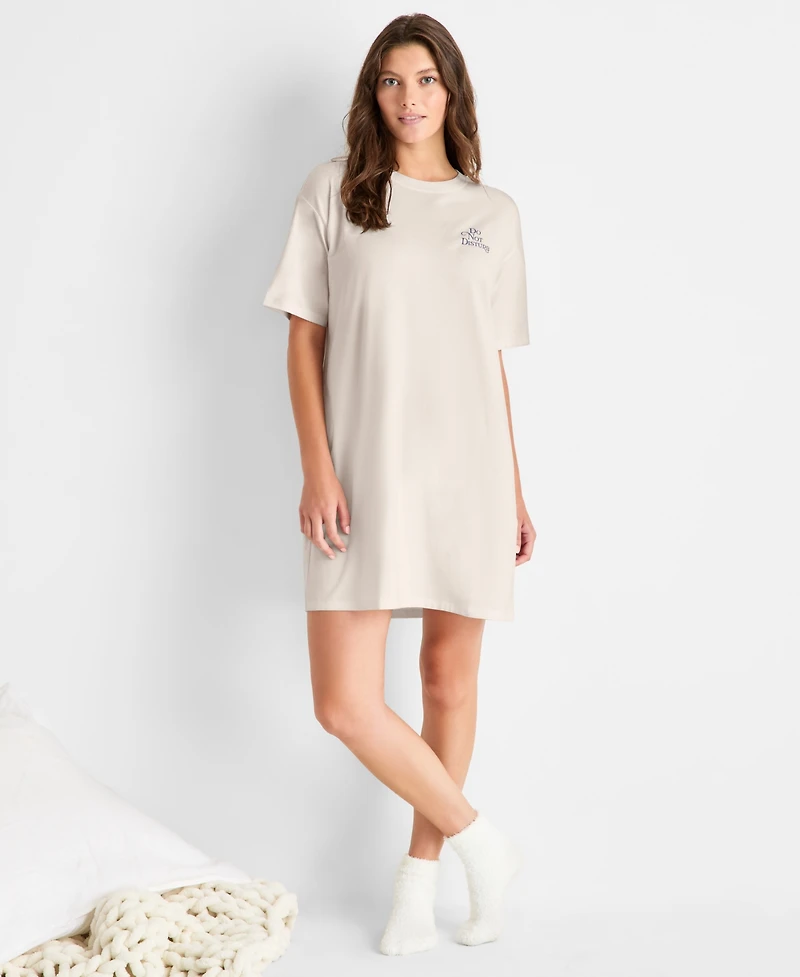 State of Day Women's Short-Sleeve Sleepshirt, Macy's Exclusive