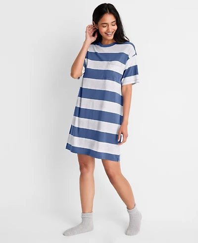 State of Day Women's Short-Sleeve Sleepshirt, Macy's Exclusive