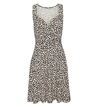 Lascana Women's Printed Wrap Look Dress