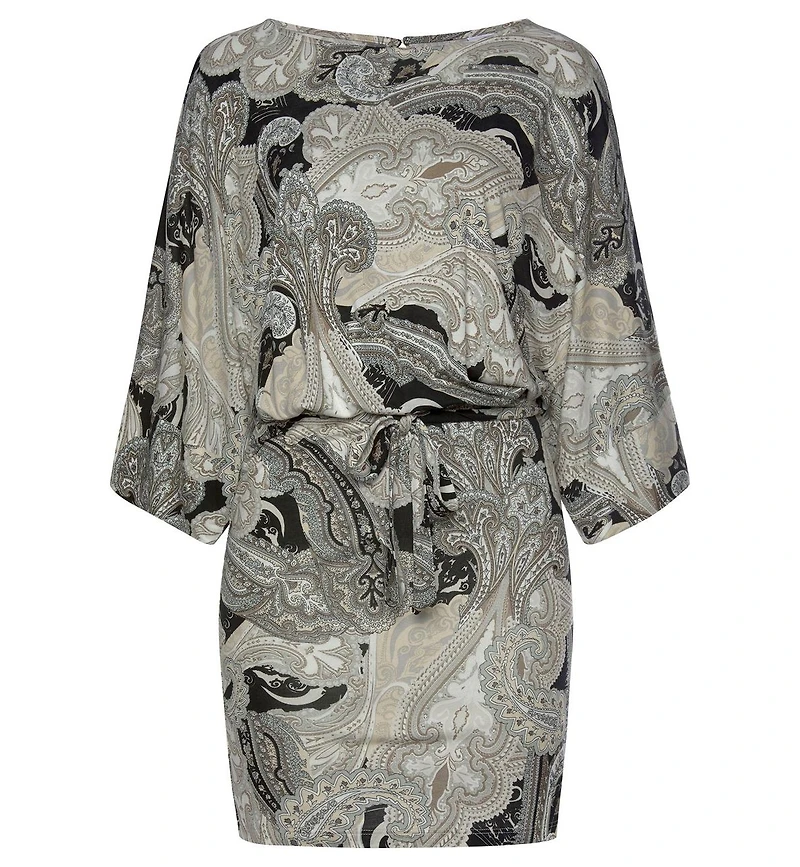 Lascana Women's Patterned Cold Shoulder Dress