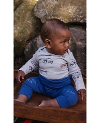 Deux par Baby Boy Cotton Onesie Printed Airplanes