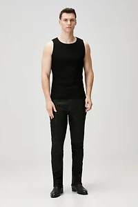 Pcfg Men's Shiny Coated Denim Pant