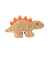 Mighty Jr Dinosaur Stegosaurus, Durable Plush Squeaky Dog Toy