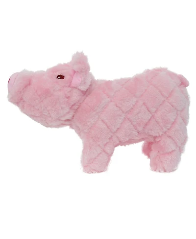Mighty Farm Piglet, Durable Plush Squeaky Dog Toy