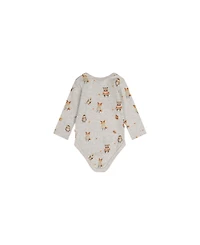 Deux par Baby Boy 3M To 24M Cotton Onesie Animal Print