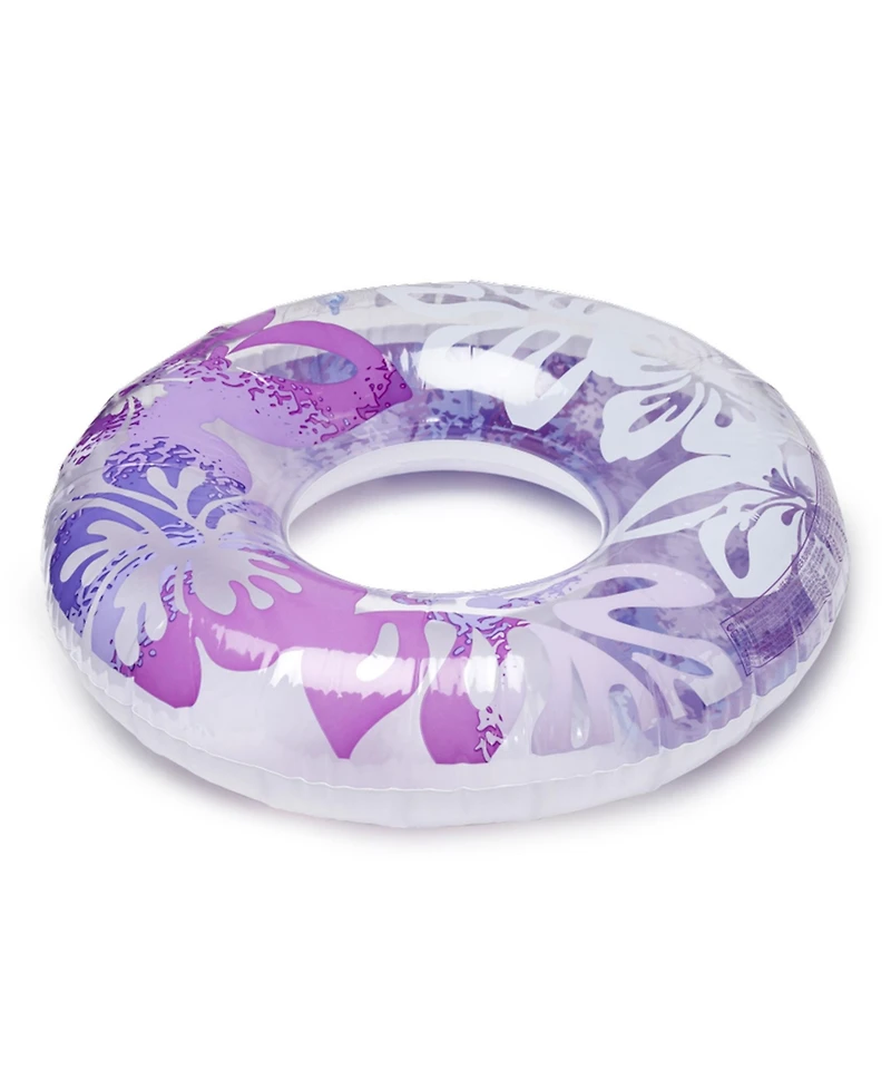 Intex Colorful Transparent Inflatable Swimming Pool Single Ring Float