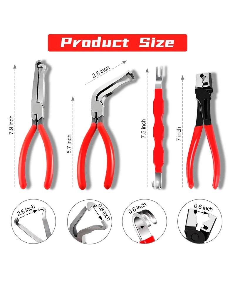 Xdovet Electrical Disconnect Pliers Terminal Removal Tool Kit