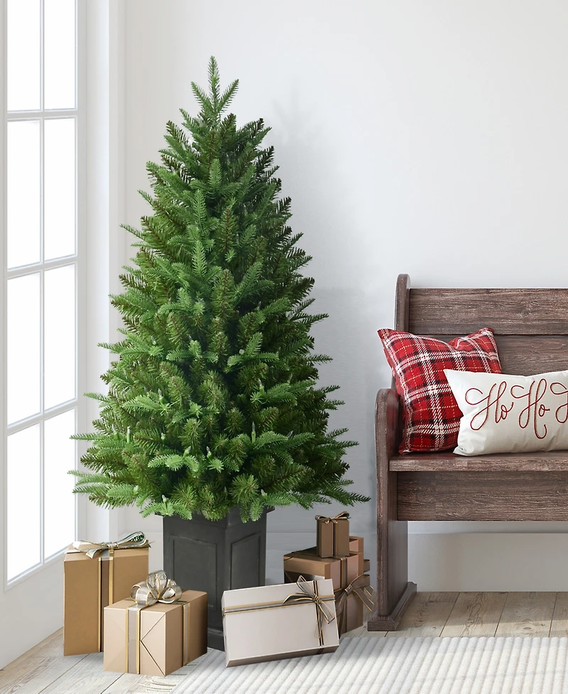 Puleo International 40" Pre-Lit Fraser Fir Potted Tree