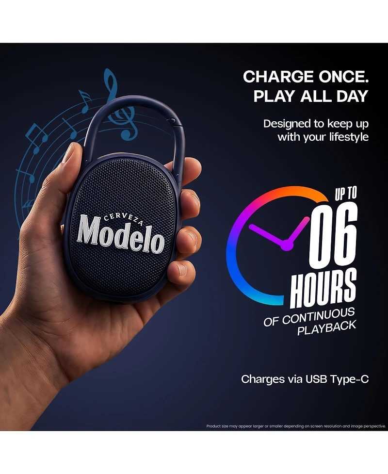 Modelo Backpack Clip Bluetooth Speaker and Fm Radio