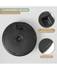 20" Fillable Round Plastic Free Standing Market Umbrella Base