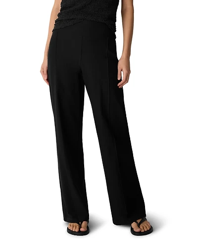 Eileen Fisher Women's High-Rise Stretch Wide-Leg Pants