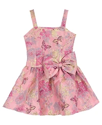 Rare Editions Girls' 7-16 Brocade Princess Seam Dress