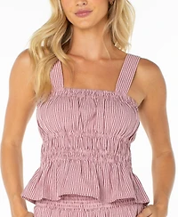 Roxy Women's Fairweather Straight-Neck Halter Top