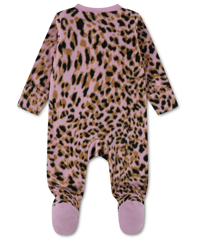 Nike Baby Girls' Allover Printed Footed Coverall