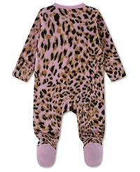 Nike Baby Girls' Allover Printed Footed Coverall