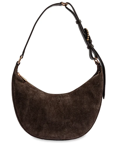 Sam Edelman Charli Woven Crescent Medium Leather Shoulder Handbag