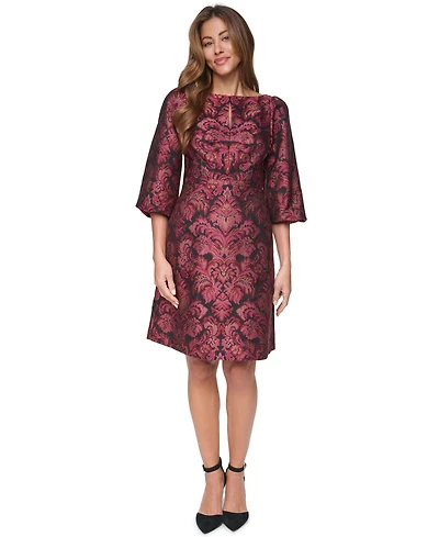 Eliza J Women's Boat Neck A-Line Dress