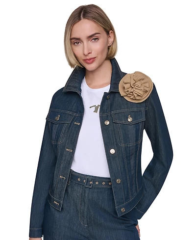 Sonia Rykiel Women's Five-Button Front Trucker Jacket