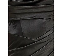 Emerald Sundae Women's Satin Midi Dress