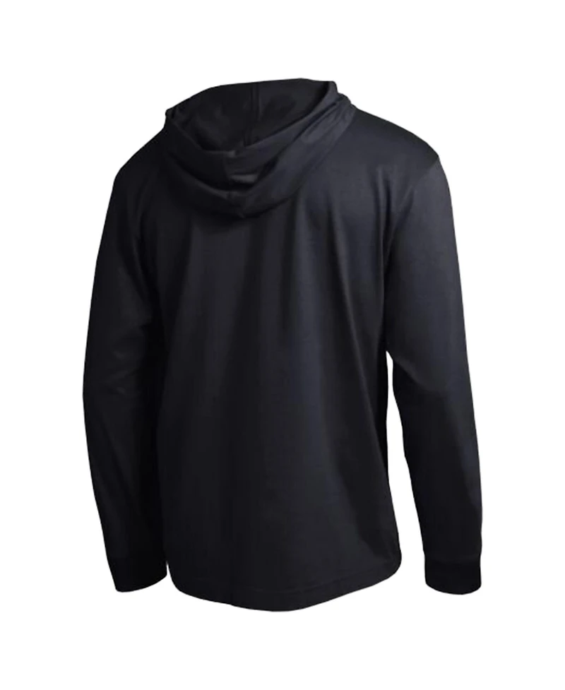 Champion Men's Black Indiana Hoosiers Gradient All-Star Long Sleeve Hooded T-Shirt