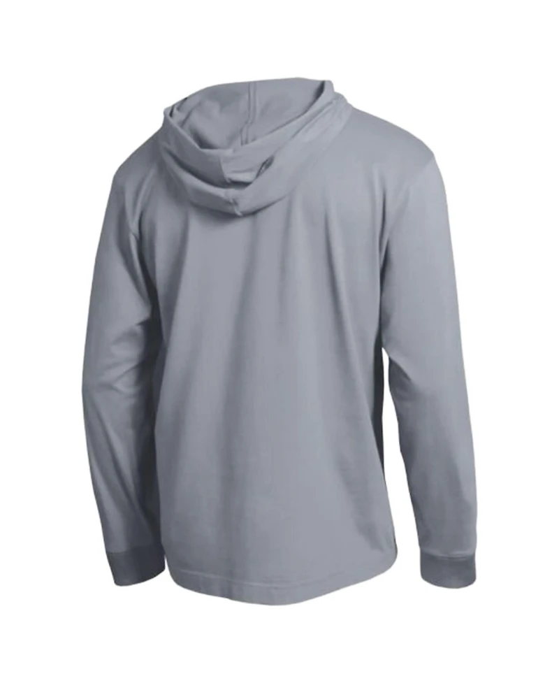 Champion Men's Heather Gray Syracuse Orange High Motor All-Star Long Sleeve Hooded T-Shirt